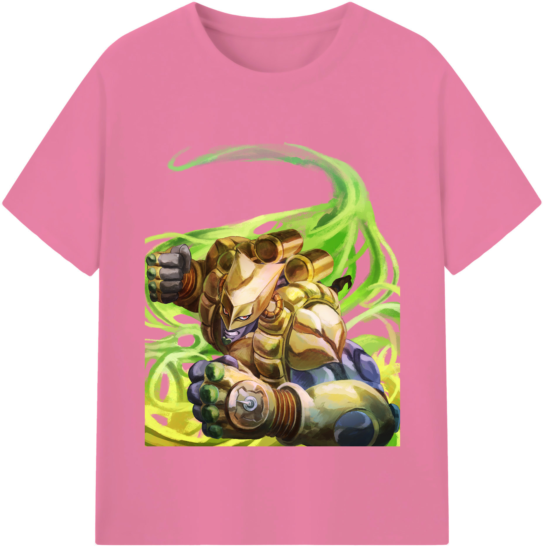 （画像用） ジョジョの奇妙な冒険 ディオ?ブランドー JoJo's Bizarre Adventure Dio Brando 綿100％半袖Tシャツ（フロントプリント）
